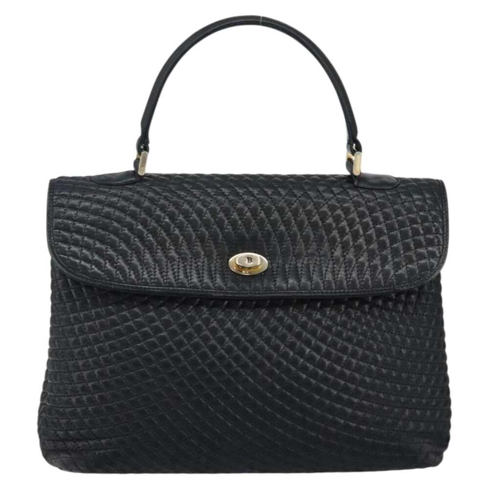 Bally Leather Handbag Black